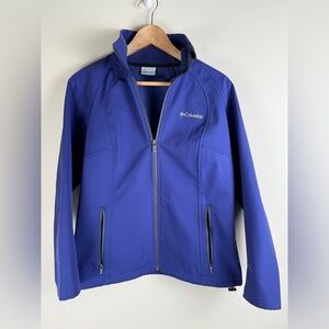 Columbia Water- Resistant Softshell Women's Zip Up Jacket Size Small Outdoor